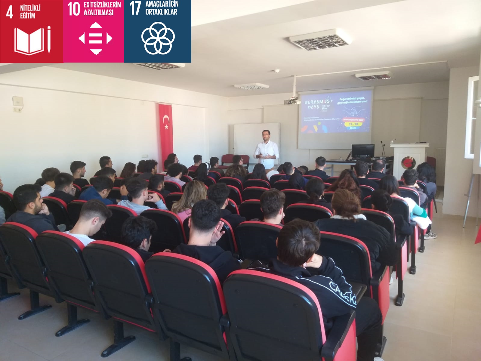 Meslek Yüksekokulumuzda Erasmus+ Bilgilendirme Etkinliği Gerçekleştirildi