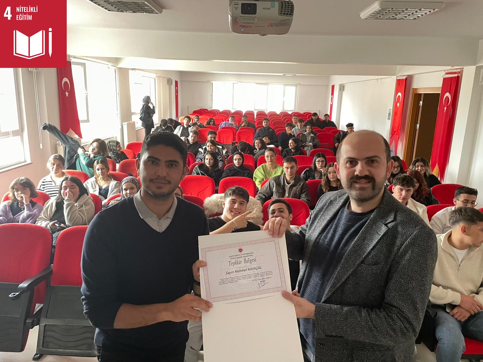 Bozkurt MYO’da Girişimcilik Buluşması: Mehmet Kayaçal Öğrencilerle Deneyimlerini Paylaştı.