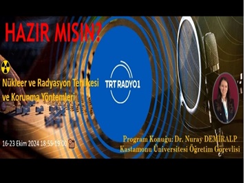 Yüksekokulumuz Öğretim Görevlisi Dr. Nuray Demiralp, TRT Radyo’nun “Hazır Mısın?” Programına Konuk Olarak Katıldı.